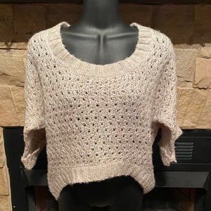 EUC High Low Oatmeal Sweater